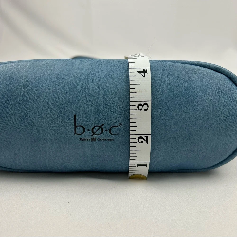 BOC Born Concept Crossbody Shoulder Purse Faux Leather Blue Denim Color - Picture 12 of 13